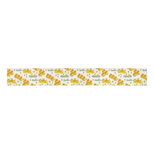 decoratieve koolstof donald duck grosgrain lint (Voorkant)