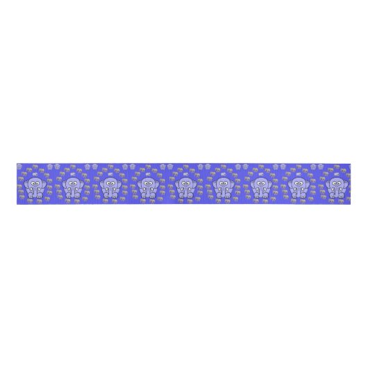 decoratieve koolstofolifanten grosgrain lint (Voorkant)