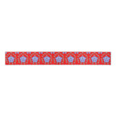 decoratieve koolstofolifanten grosgrain lint (Voorkant)