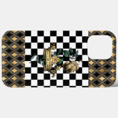 decoratieve kroon en Roos Case-Mate iPhone Case (Achterkant (horizontaal))
