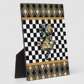  decoratieve kroon en Roos Fotoplaat (Zijkant)