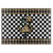  decoratieve kroon en Roos Snijplank (Voorkant)