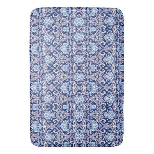  decoratieve kunst 19e-eeuws bloemontwerp badmat (Voorkant Verticaal)