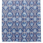  decoratieve kunst 19e-eeuws bloemontwerp douchegordijn (Voorkant)