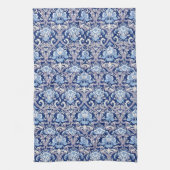  decoratieve kunst 19e-eeuws bloemontwerp theedoek (Verticaal)