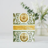 Decoratieve kunst briefkaart (Staand voorkant)