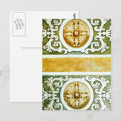 Decoratieve kunst briefkaart (Voorkant / Achterkant)