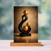 DECORATIEVE KUNST CHIC EN ELEGANT ACRYL BORD (Neutraal)