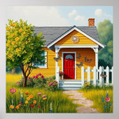 Decoratieve kunst - Home Sweet Home #3 Poster (Voorkant)
