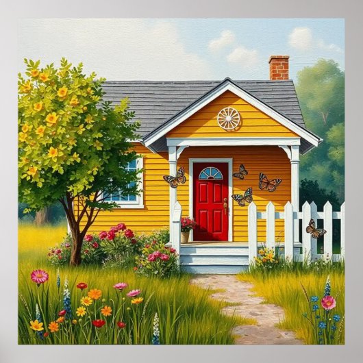 Decoratieve kunst - Home Sweet Home #3 Poster (Voorkant)