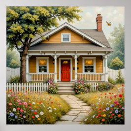 Decoratieve kunst - Home Sweet Home #5 Poster