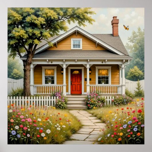 Decoratieve kunst - Home Sweet Home #5 Poster (Voorkant)