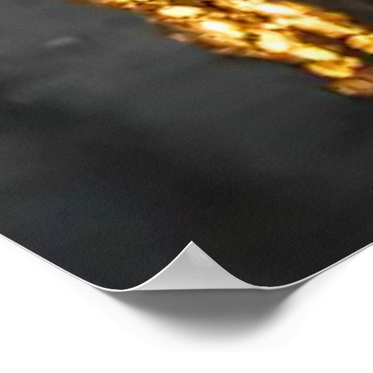 Decoratieve kunst - Rijden in de regen #1 Poster (Hoek)