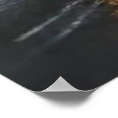 Decoratieve kunst - Rijden in de regen #2 Poster (Hoek)