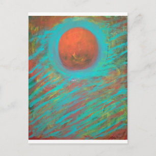 Decoratieve kunst van Anca Sofia: Hier komt de zon Briefkaart