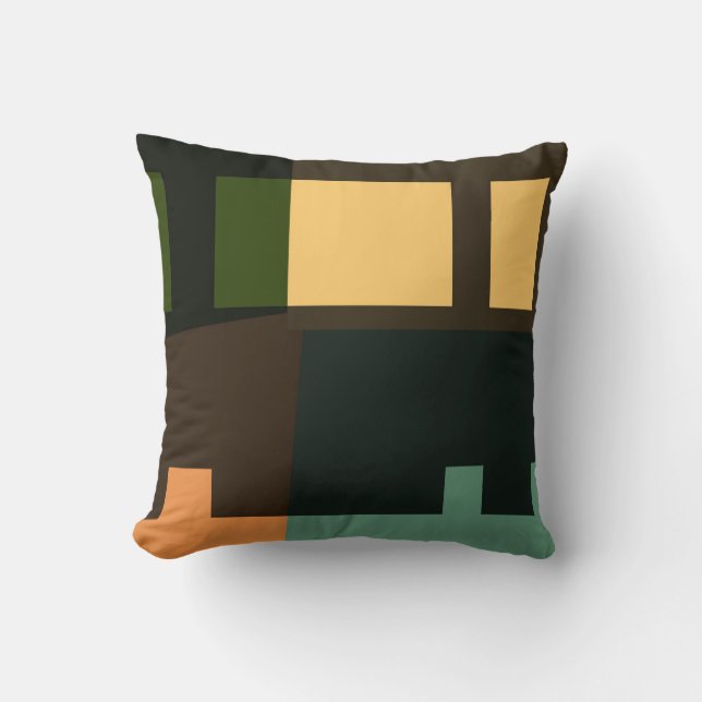 Decoratieve kunst van Retro Kussen (Voorkant)