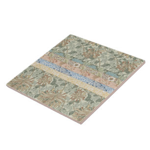 Decoratieve kunst William Morris nieuwe achtergron Tegeltje