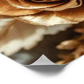 Decoratieve kunst Zilver en Goud - Vlinders #3 Poster (Hoek)