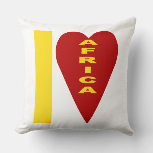 Decoratieve kussen I LOVE AFRICA