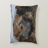 decoratieve kussen met een kleine hond (Achterkant (Verticaal))