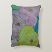 Decoratieve kussen voor abstracte zomerbloemen (Achterkant (Verticaal))