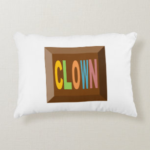 Decoratieve kussen voor kinderen CHOCOLAT  CLOWN