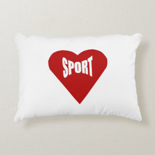 Decoratieve kussen voor kinderen LOVE SPORT
