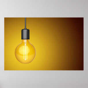Decoratieve ledlamp poster