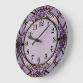 Decoratieve legante wandklok (Hoek)