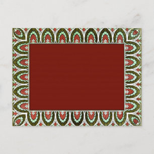 decoratieve lege paginarand 1869 briefkaart