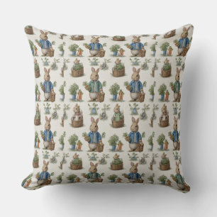 Decoratieve lente konijn werpkussen kussen