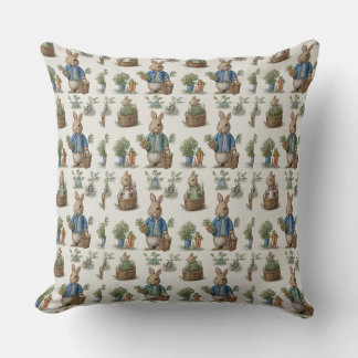 Decoratieve lente konijn werpkussen kussen