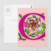 Decoratieve letter C Monogram Briefkaart (Voorkant / Achterkant)