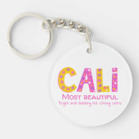 Decoratieve letter C-monogram en Cali-naam beteken