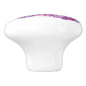 Decoratieve letter L monogrammen handvatknop Keramische Knop (Zijkant)