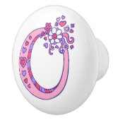 Decoratieve letter O monogram handvat knop (Rechts)