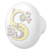 Decoratieve letter S monogram handvat pull knop (Rechts)