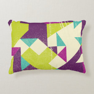 Decoratieve letters: met de hand getekend patroon accent kussen