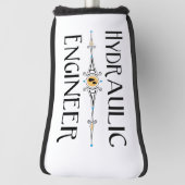 Decoratieve lijn hydraulische ingenieur golfheadcover (Draai 90)