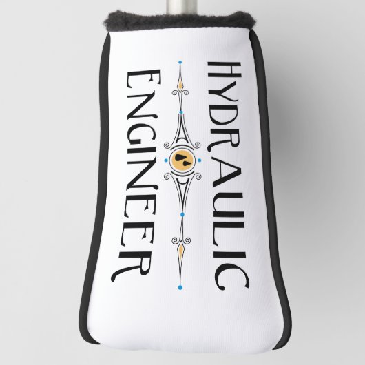 Decoratieve lijn hydraulische ingenieur golfheadcover (Draai 90)