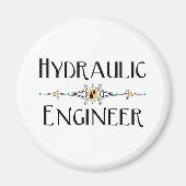 Decoratieve lijn hydraulische ingenieur magneet (Voorkant)