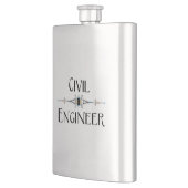 Decoratieve lijn voor civiele ingenieur flacon (Links)