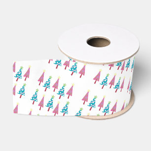 Decoratieve lint kerstbomen