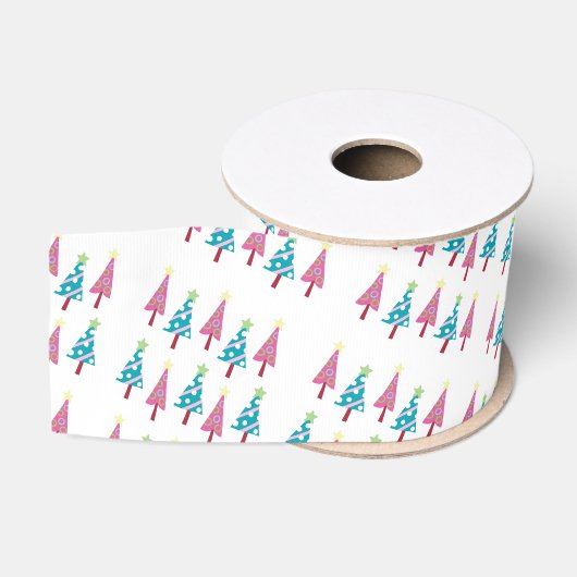 Decoratieve lint kerstbomen (Spoel)