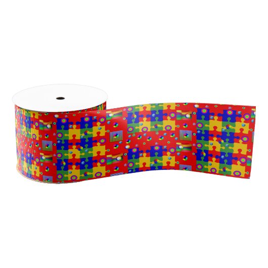 decoratieve lintpuzzels grosgrain lint (Spoel)
