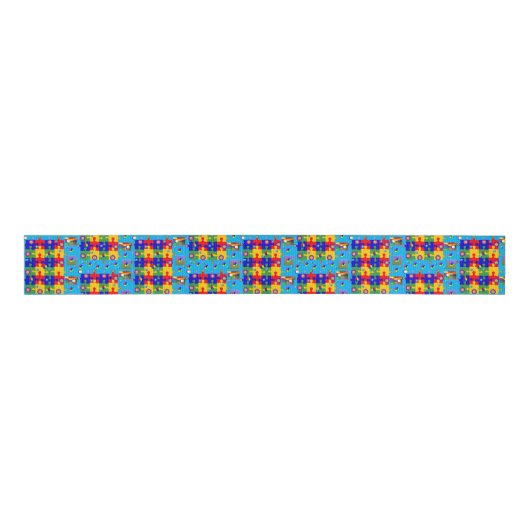 decoratieve lintpuzzels grosgrain lint (Voorkant)