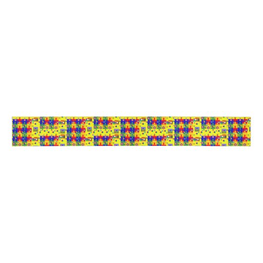 decoratieve lintpuzzels grosgrain lint (Voorkant)