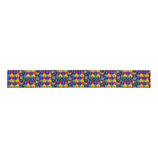 decoratieve lintpuzzels grosgrain lint (Voorkant)