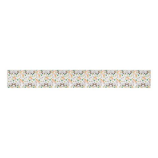 Decoratieve linttanden Sinaasappels harten Schaap Grosgrain Lint (Voorkant)