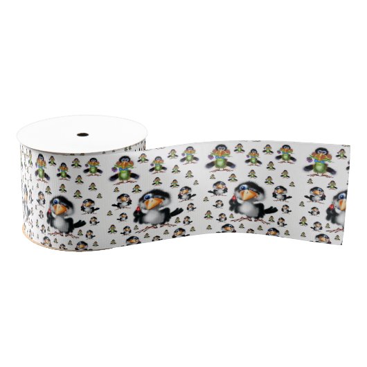 decoratieve lintvogels grosgrain lint (Spoel)